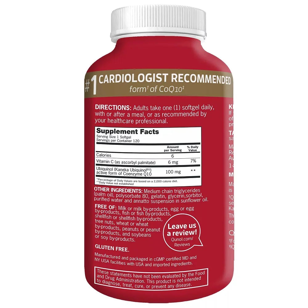 100 mg CoQ10 120 Softgels O628884
