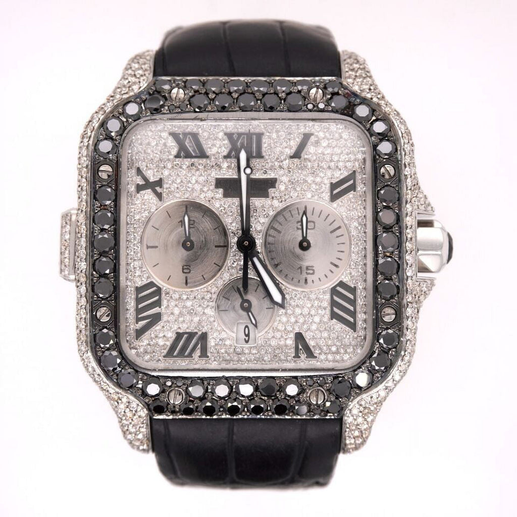 Steel Watch with Diamonds H58793