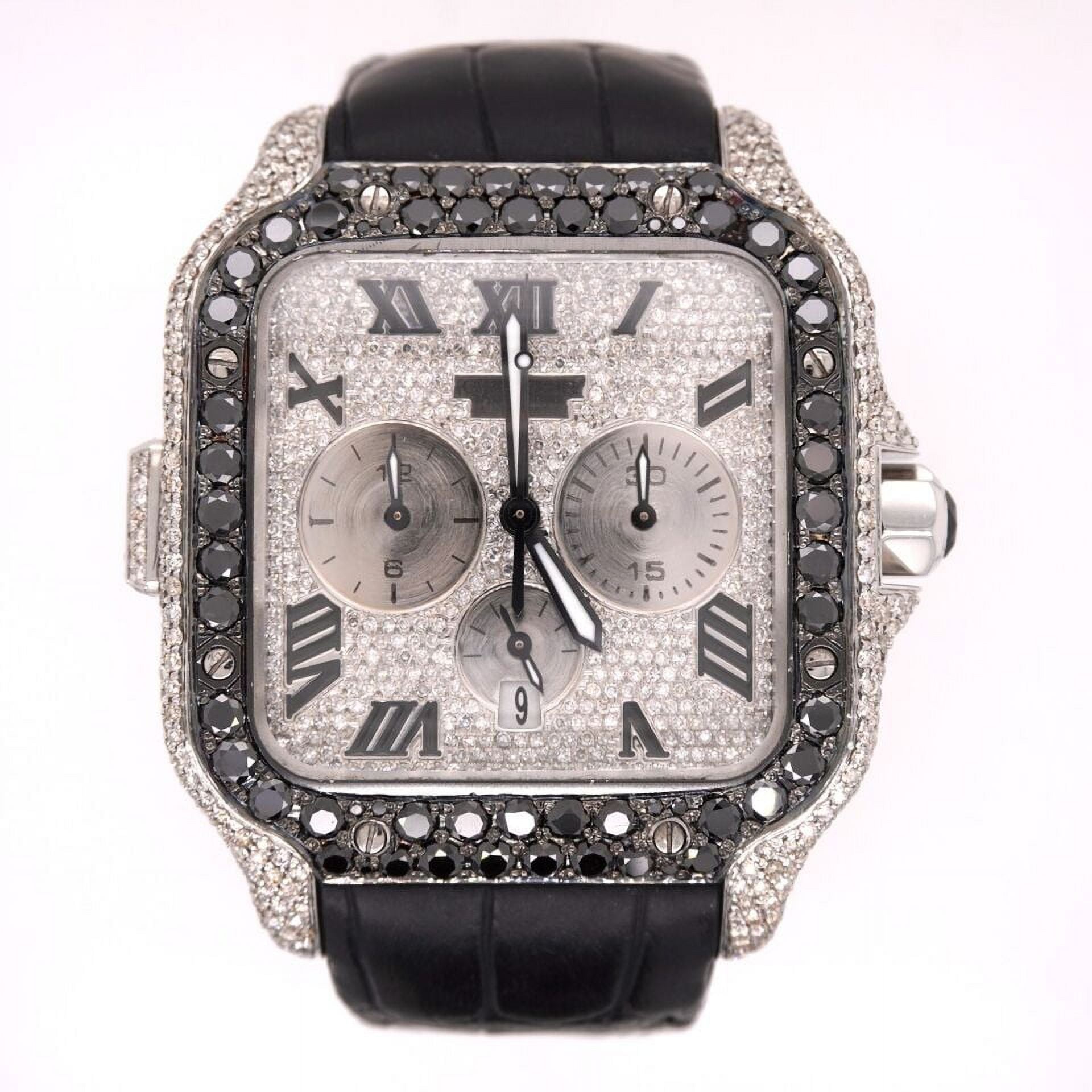 Steel Watch with Diamonds H58793