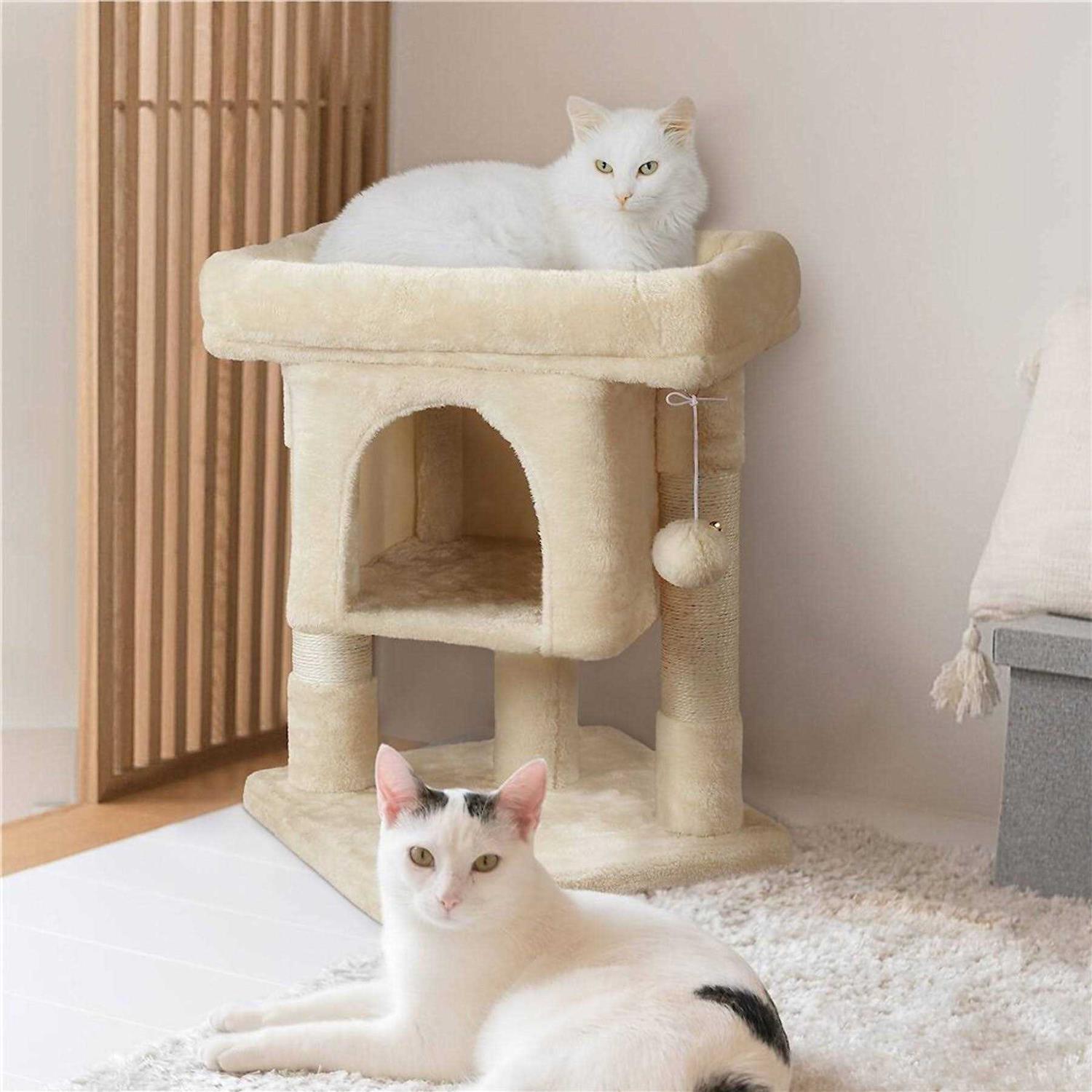 2-Level 23.5-in Plush Cat Tree O51789