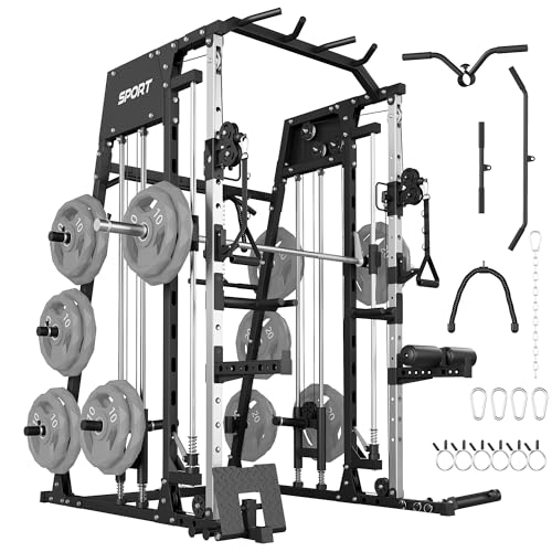 Heavy Duty Power Cage with Dual Pulley System J500