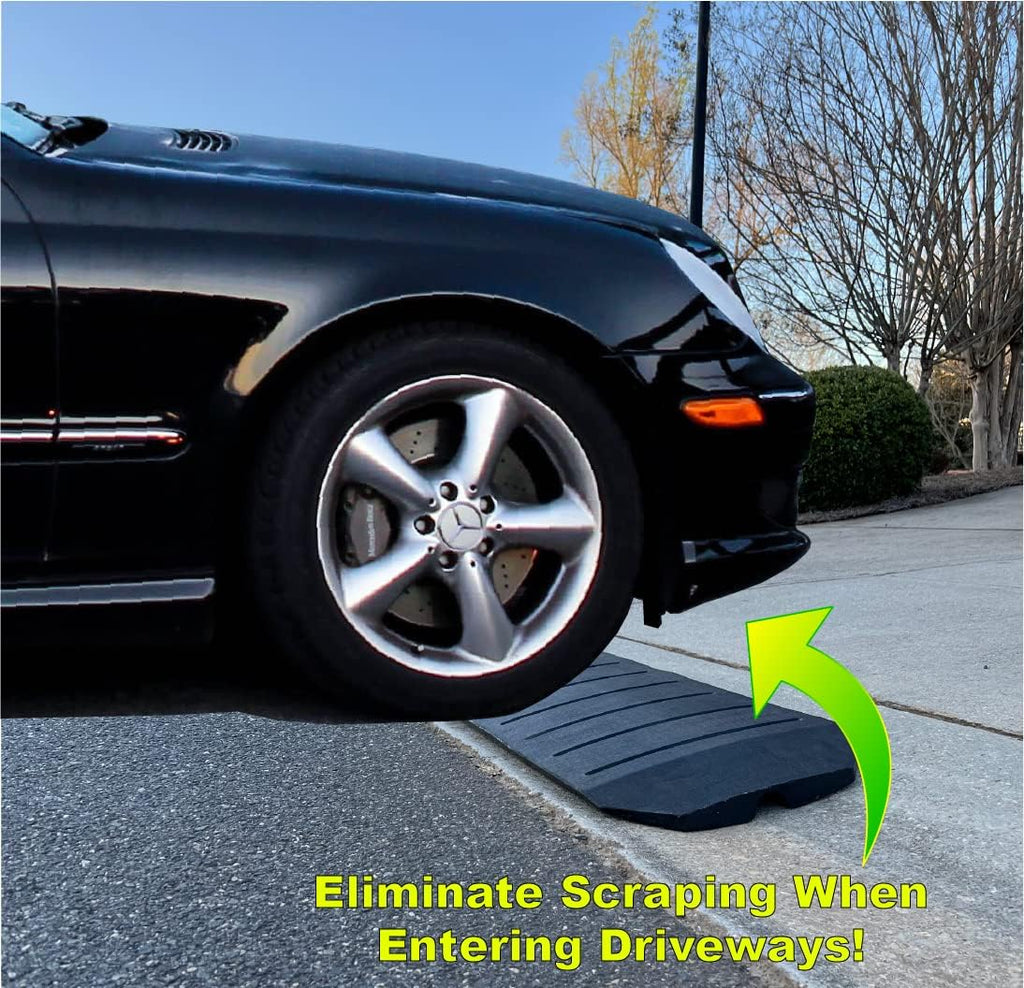 3 Piece Expandable Set Heavy Duty Recycled Rubber Car Ramps L158
