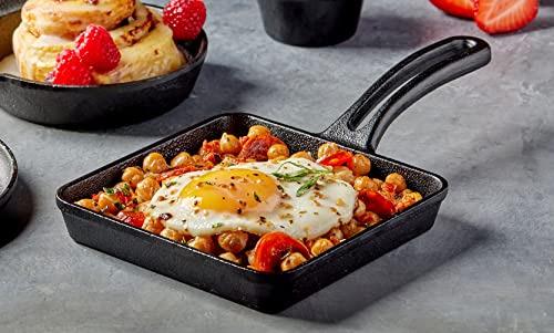 4.5" Cast Iron Mini Skillet Black J39712