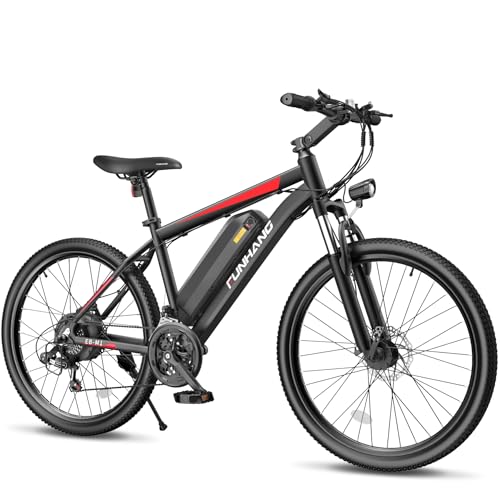 26" Electric Mountain Bike with 48V 374.4WH Battery, 21 Speed O5951