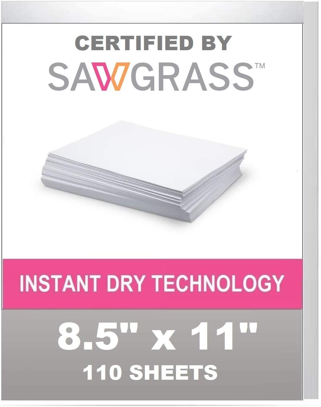 White Sublimation Printer Starter Bundle with Inks, Paper, Tapes, Blanks Pack & Dust Cover V1353