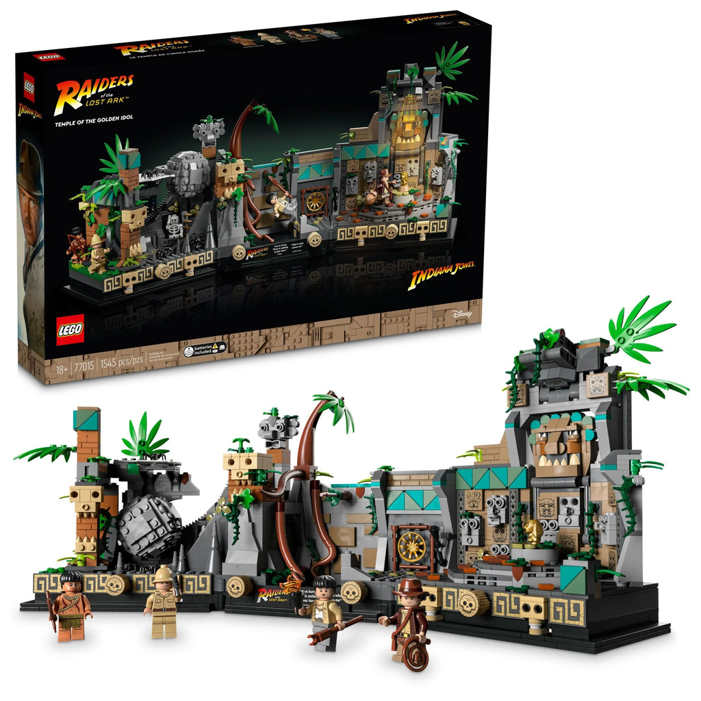LEGO Indiana Jones Temple of the Golden Idol 77015 Building Project, includes 4 minifigures R745