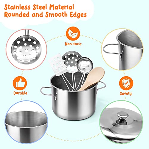 38Pcs Stainless Steel Toy Cookware Set U987