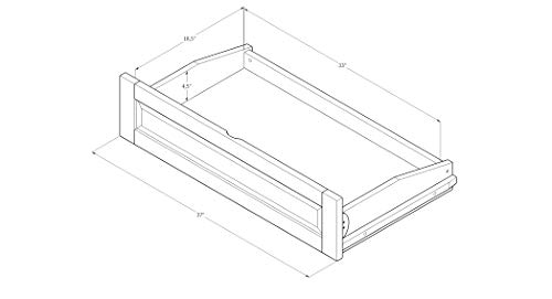 Full Size Futon with Storage Drawers in Espresso Finish E329