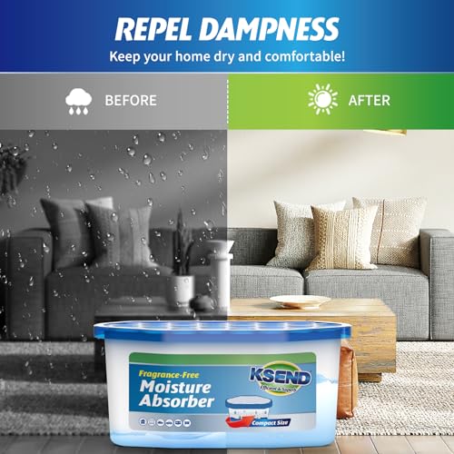 12 Pack 6.4oz Compact Dehumidifier T333