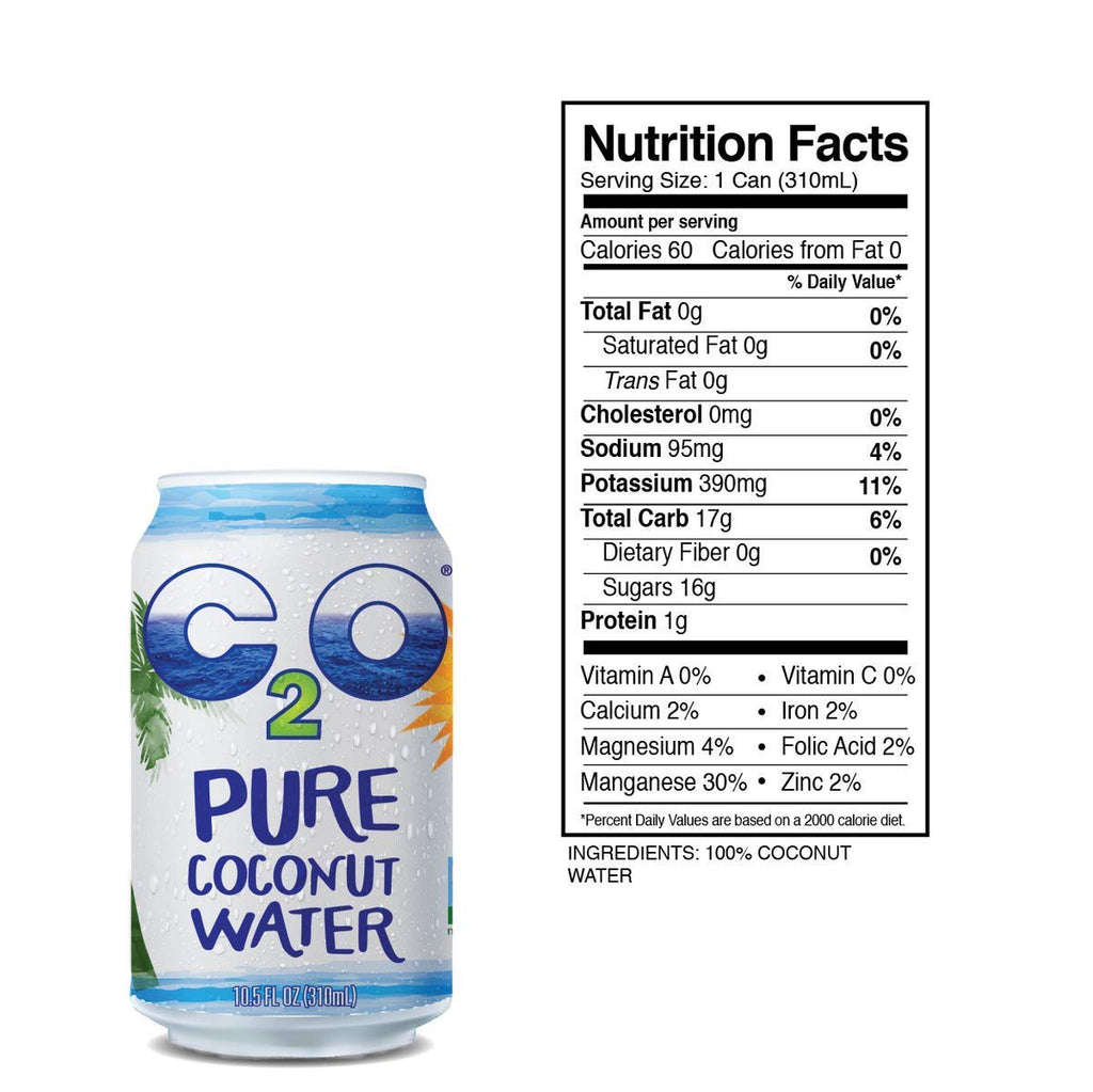 10.5 Fl Oz Pack of 24 Pure Coconut Water V2595