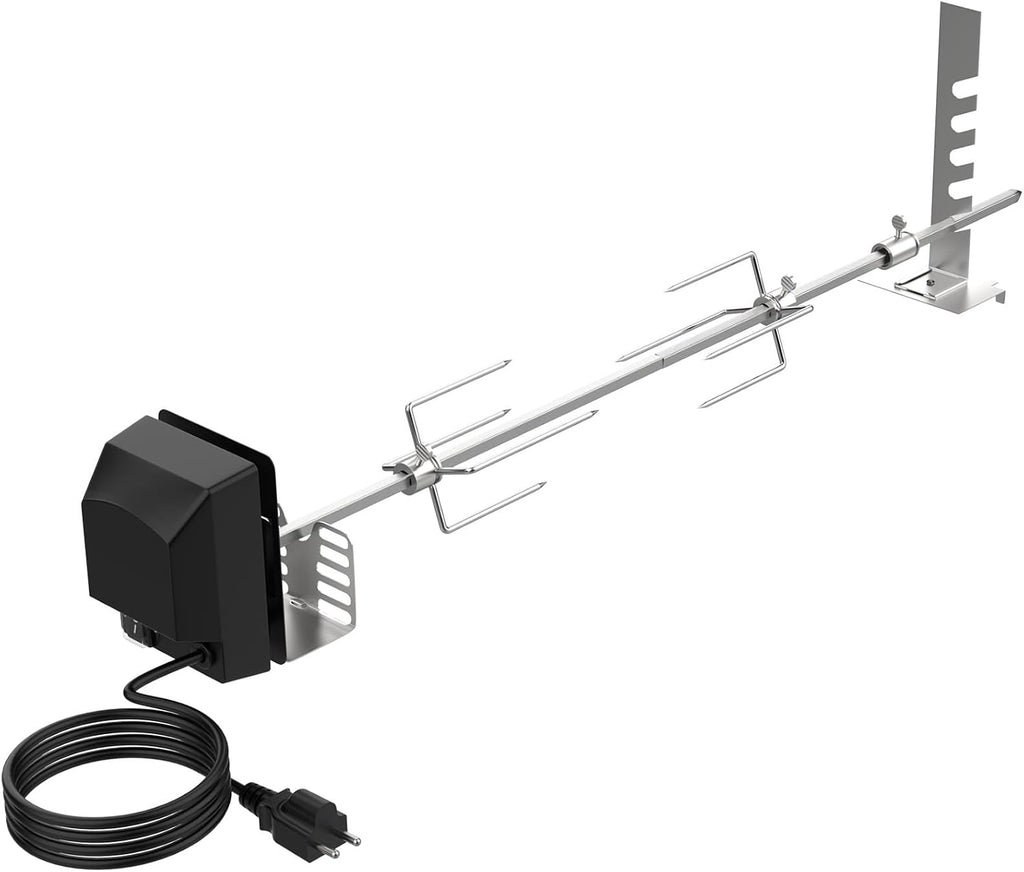 Universal Rotisserie Grill Kit with Motor and Spit Rod O5762