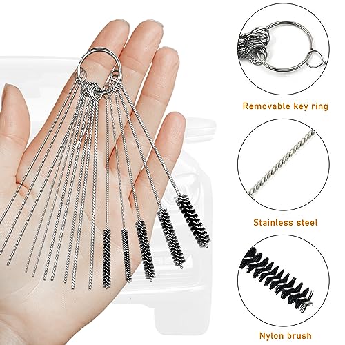 5 Nylon Brushes + 10 Cleaning Needles + 1 Throttle Wrench Carburetor Cleaner Tool Kit C1507