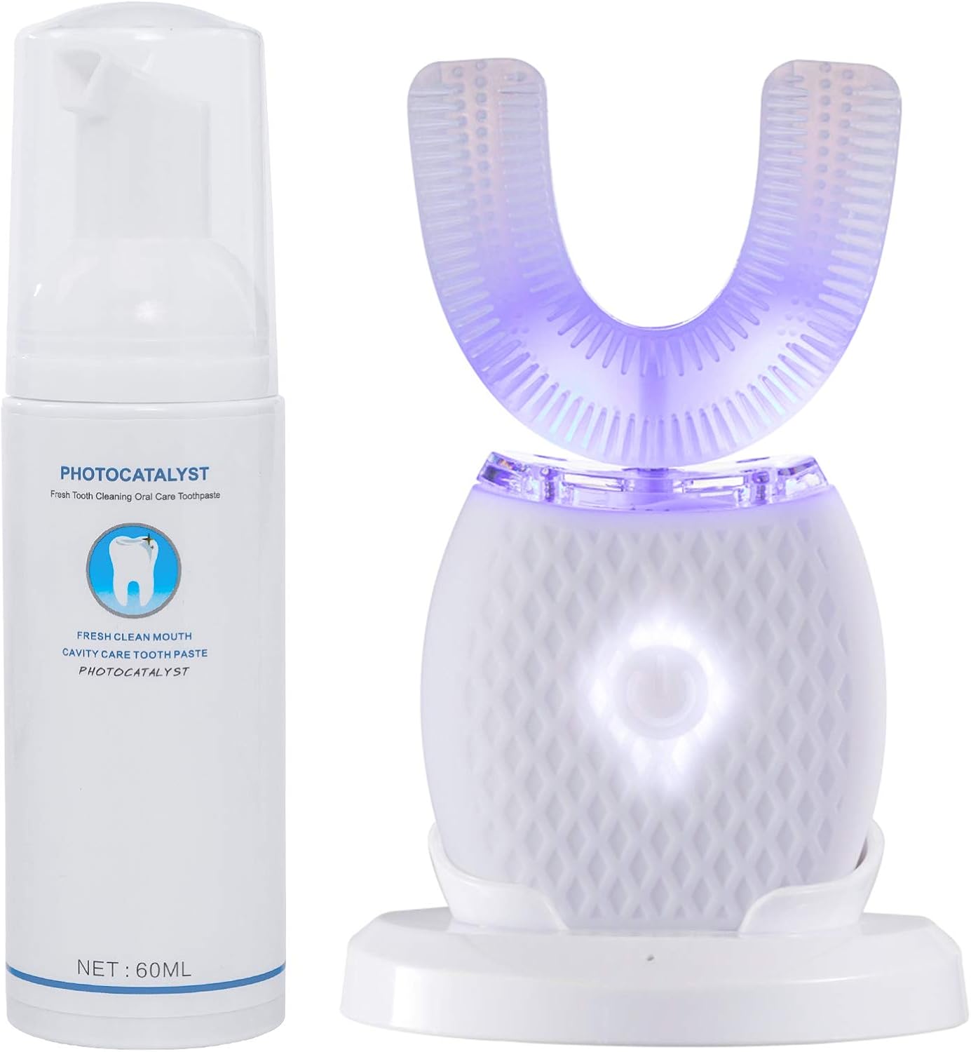 U Shaped Automatic Toothbrush with Wireless Charging H390