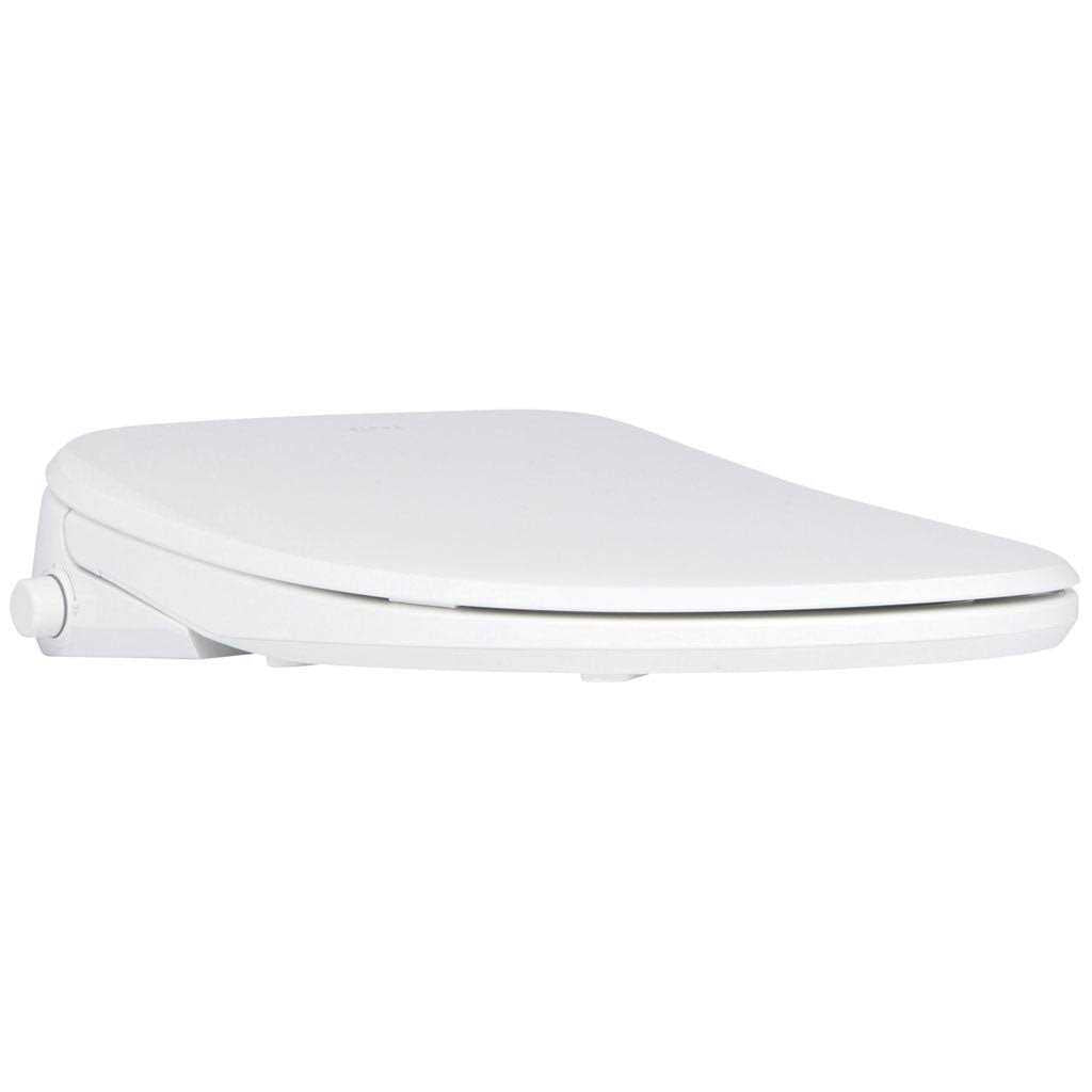 Elongated White Bidet Toilet Seat A98059