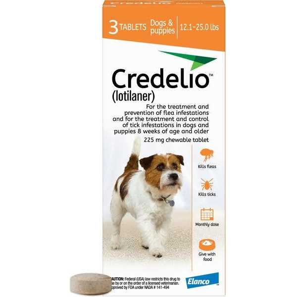 Credelio for Dogs 12.1-25 lbs 1 Count W980