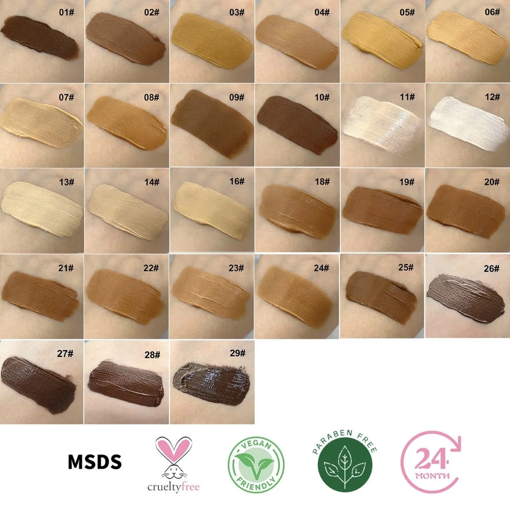 PURE MATTE LIQUID FOUNDATION SPF 15 OIL FREE HIGH COVERAGE S3758