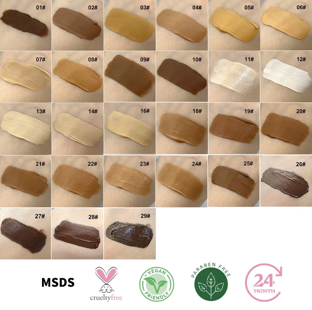 PURE MATTE LIQUID FOUNDATION SPF 15 OIL FREE HIGH COVERAGE S3758