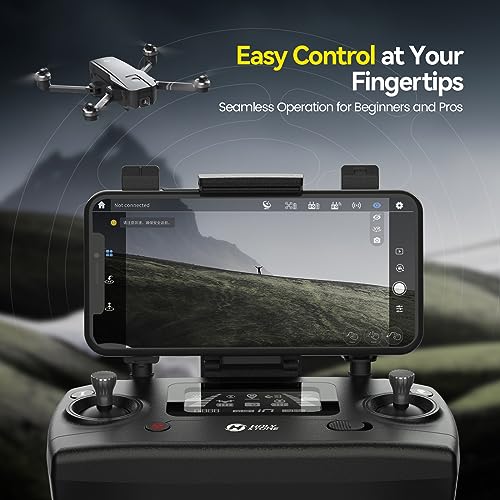 4K UHD GPS Drone with Camera, 52 Minutes Flight Time, Foldable Quadcopter with Brushless Motor R7754