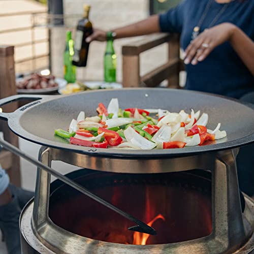 Large Cast Iron Wok Top, 18", 2.5" Depth A794117
