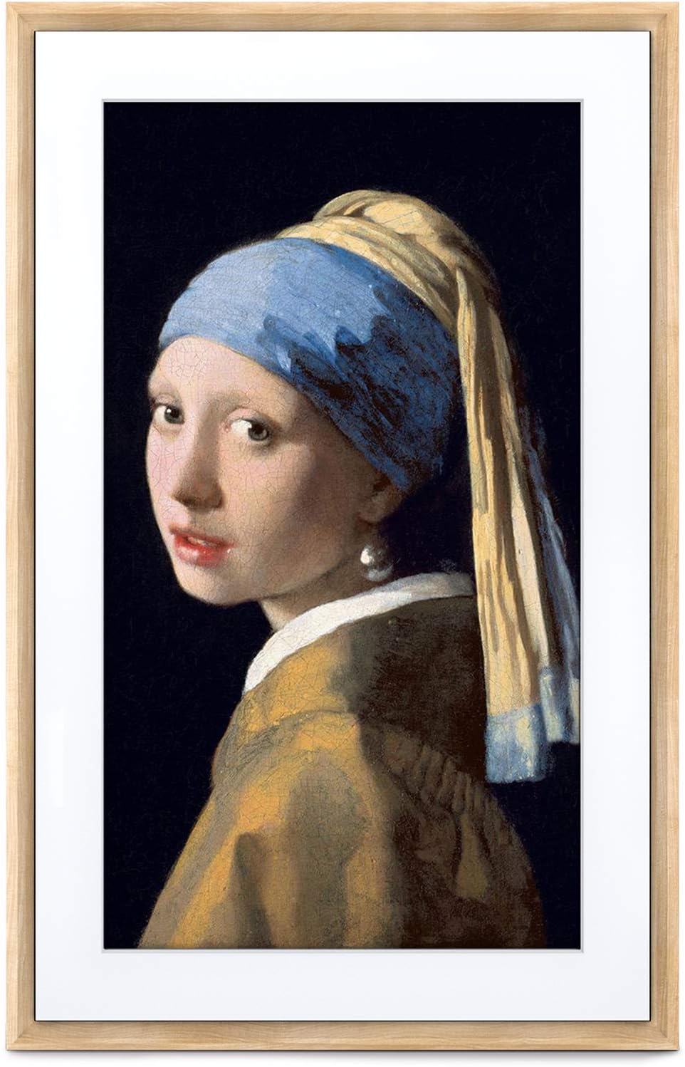 16X24 Dark Wood Frame Digital Canvas J36349