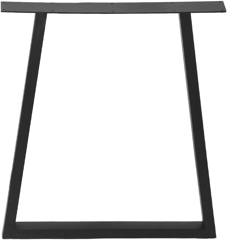 2 PCS Black Cast Iron Square Tube Table Legs X2328