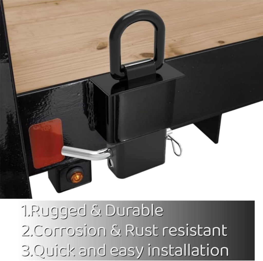 4pcs 12000lbs Heavy Duty Removable D Ring Stake Pocket Tie Down P848605