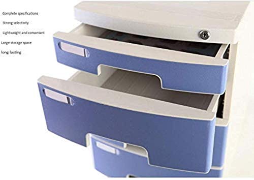 3 Layers A4 Plastic Storage Cabinet with Lock U6337