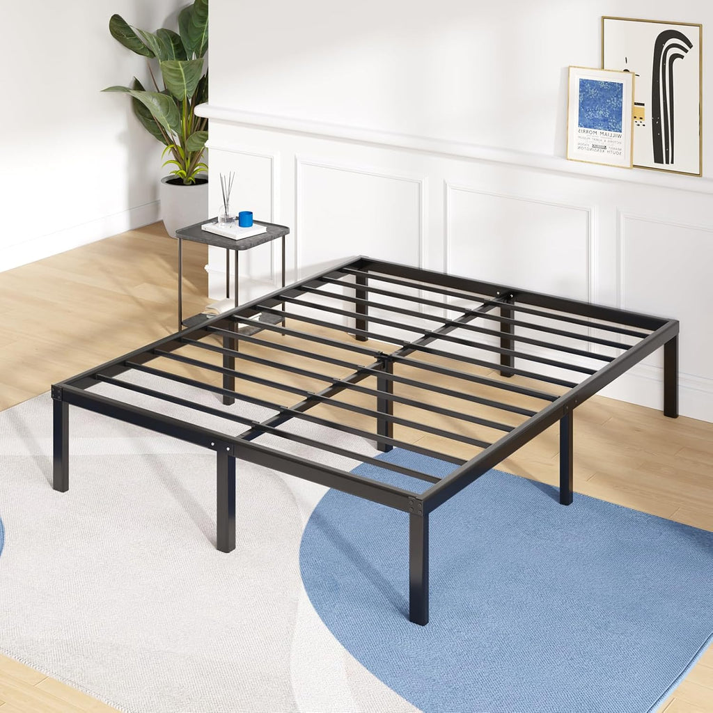 Queen Bed Frame with Storage Space Under Bed A2683