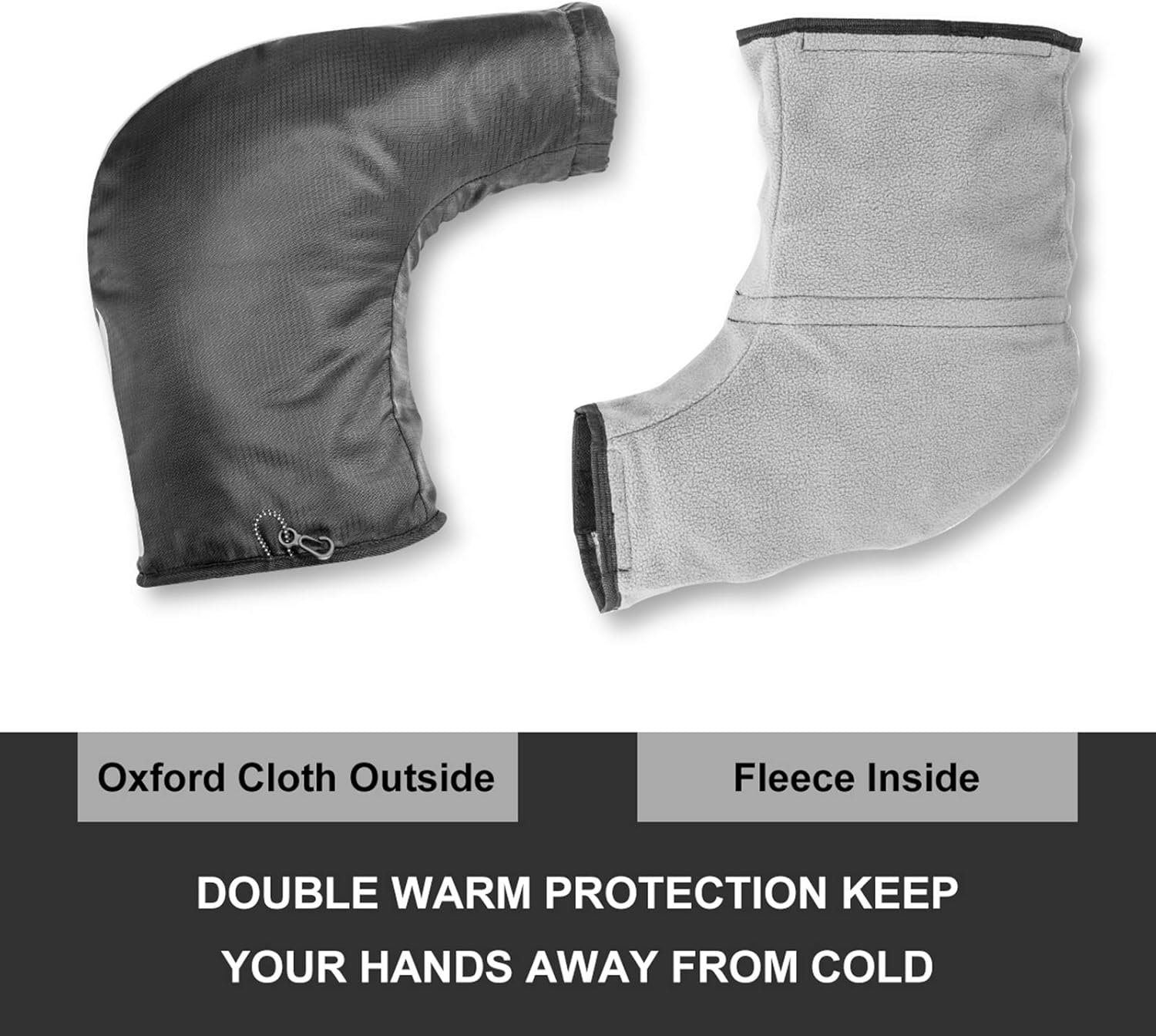 Handlebar Mittens Mountain Bike Bicycle Bar Mitts Winter Cycling Jackets H465