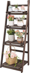 4 Tier Wooden Plant Stand I10516