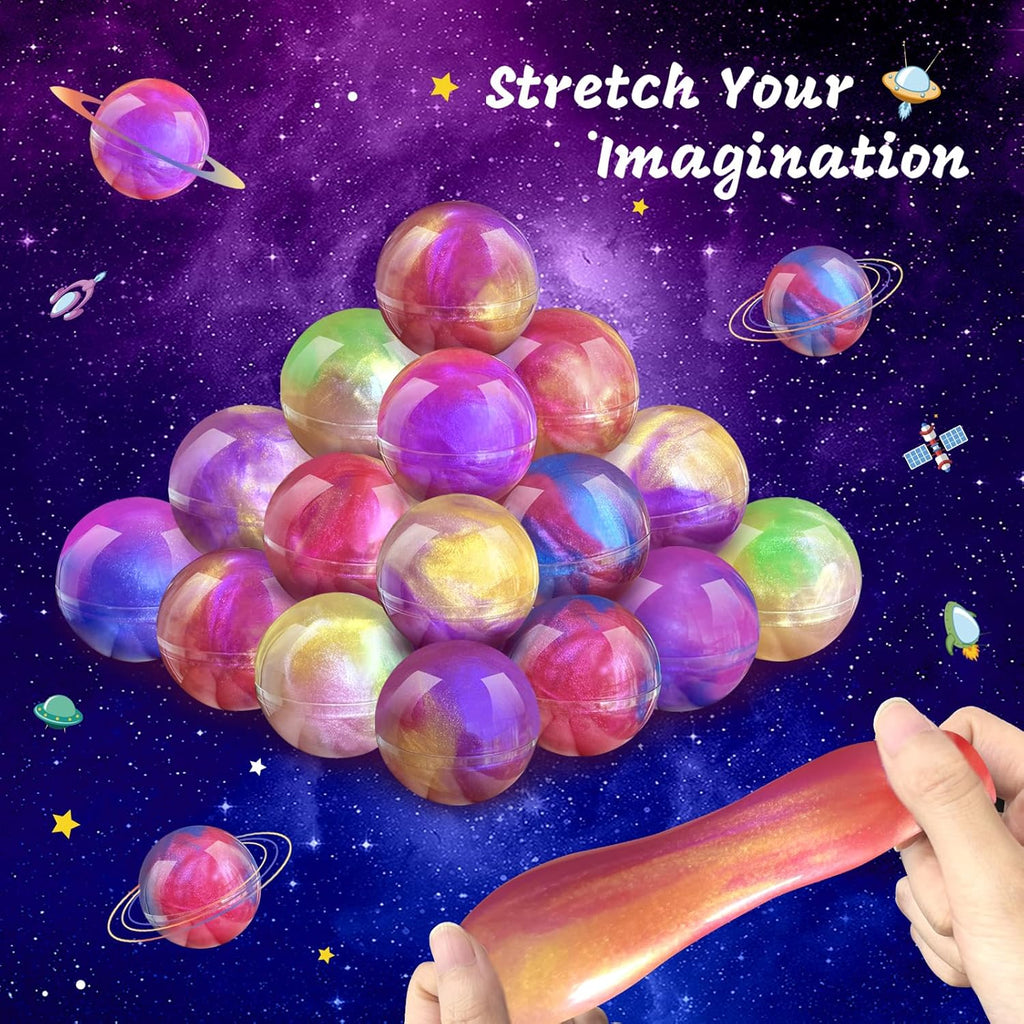 36 Pack Slime Balls DIY Stress Relief Putty Toy Stretchy Non-Sticky W705