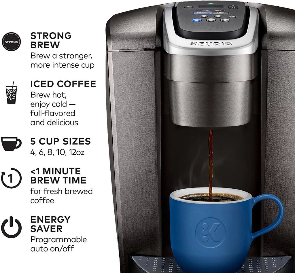 Brushed Slate Single Serve K-Cup Pod Coffee Maker S826149