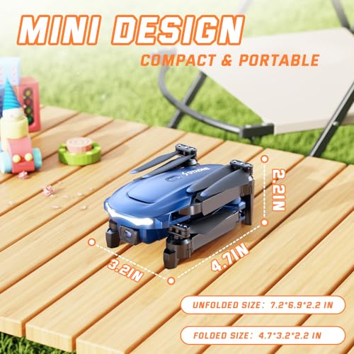 Mini Foldable FPV Drone with Camera 1080P and 2 Batteries H40101