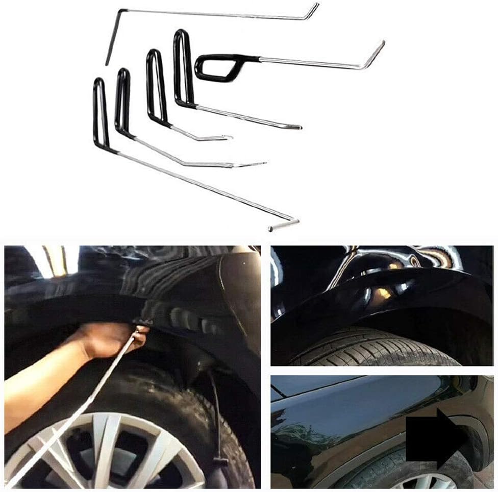 6PCS Paintless Dent Repair Rod Tool Kit M9444