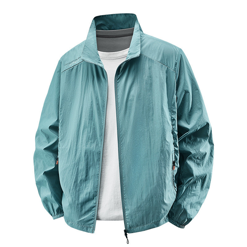 Men’s Lightweight Casual Large-Size Sun Protective Jacket