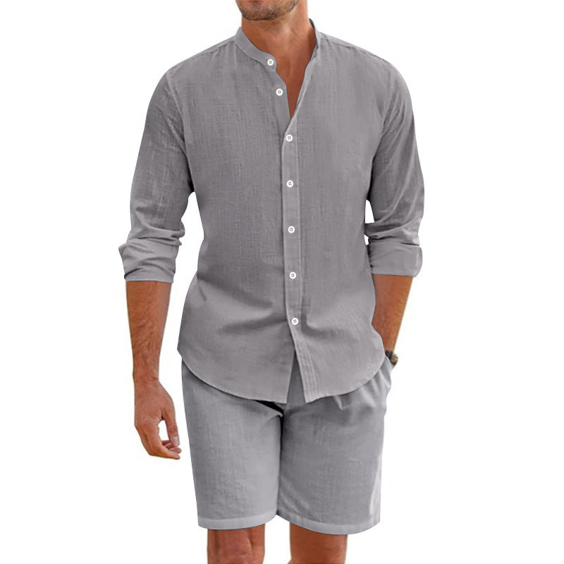 Men’s Summer Short Shirt & Shorts Set